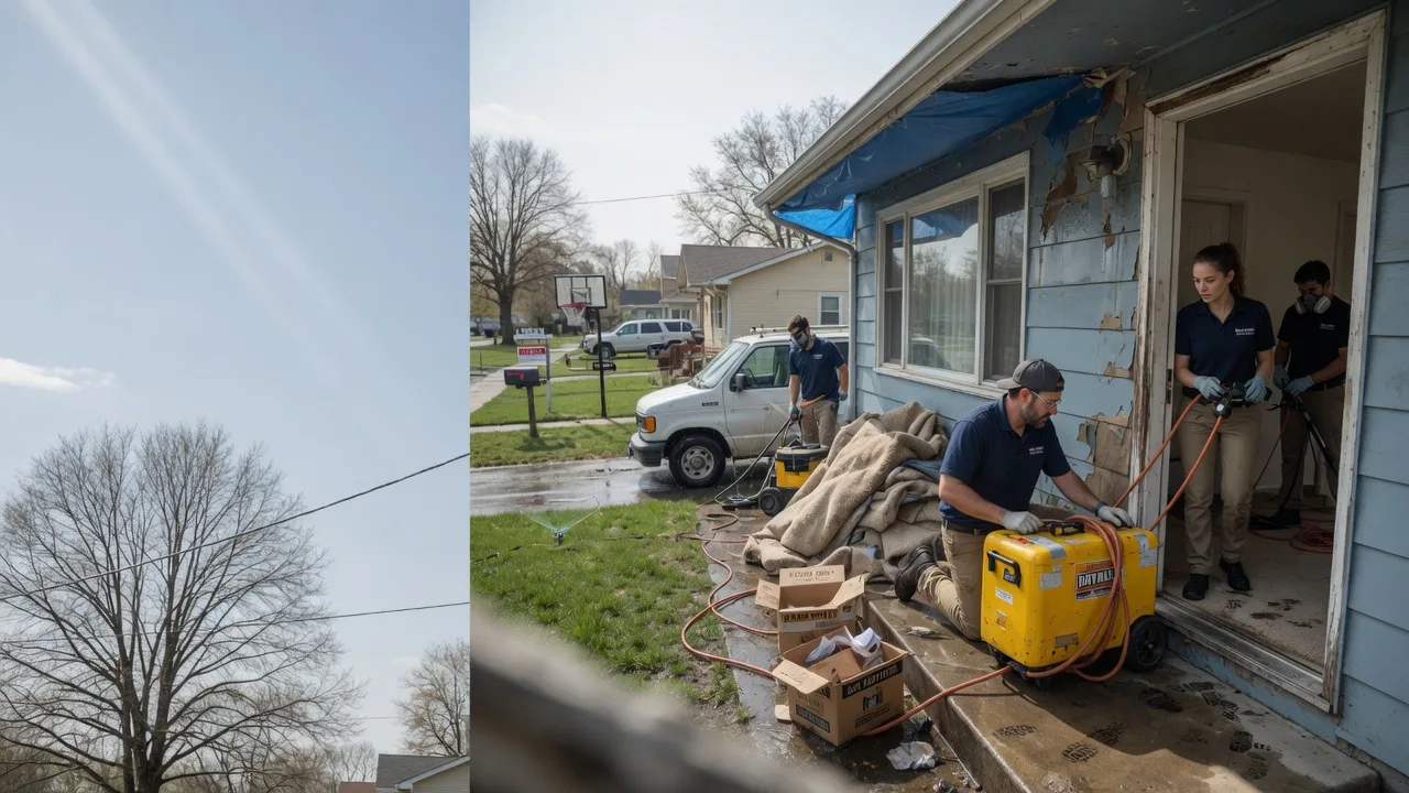 Basement Flood Cleanup in Mound City, IL near me